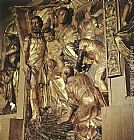 Alonso Paintings - Adoration of the Magi (another view) by Alonso Berruguete